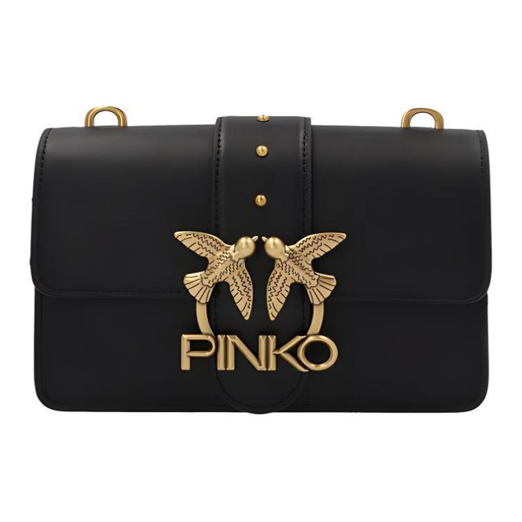 

Новые кожаные сумки кроссбоди PINKO, наплечные сумки, женские черные 1P22TW-Y5H7-Z99Q 21.1*6.1*10.9CM