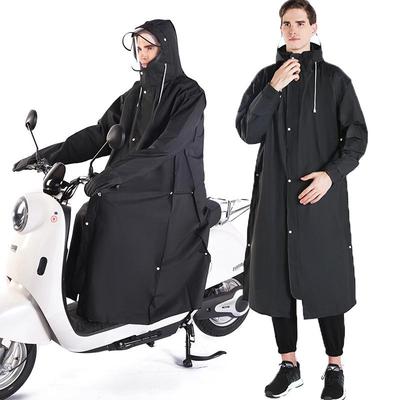 Unisex Transparent EVA Raincoat with Zipper for Cycling and Mountaineering