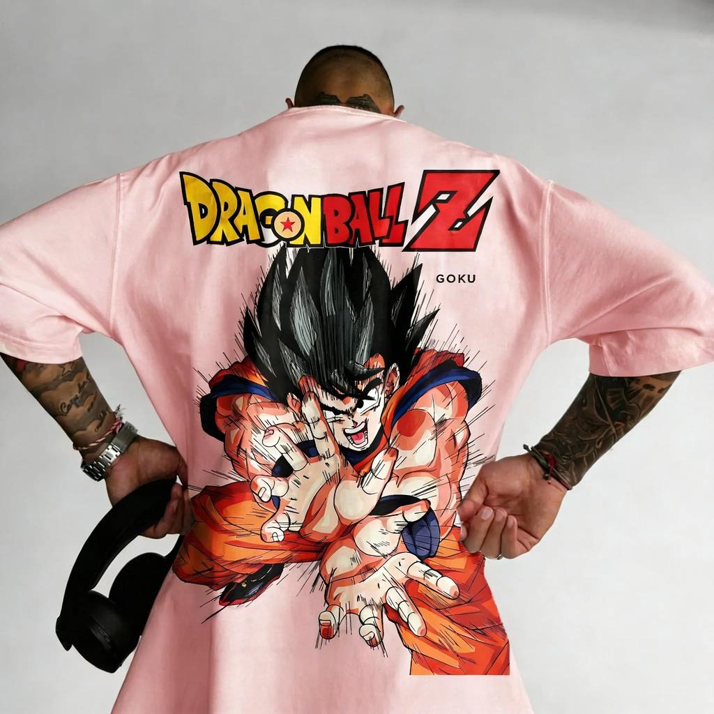 Dragon Ball Z Men's and Women's T-shirt Son Goku Anime Tee Summer and Spring Boy's Short Sleeves Hip-hop Parent-child Outfits