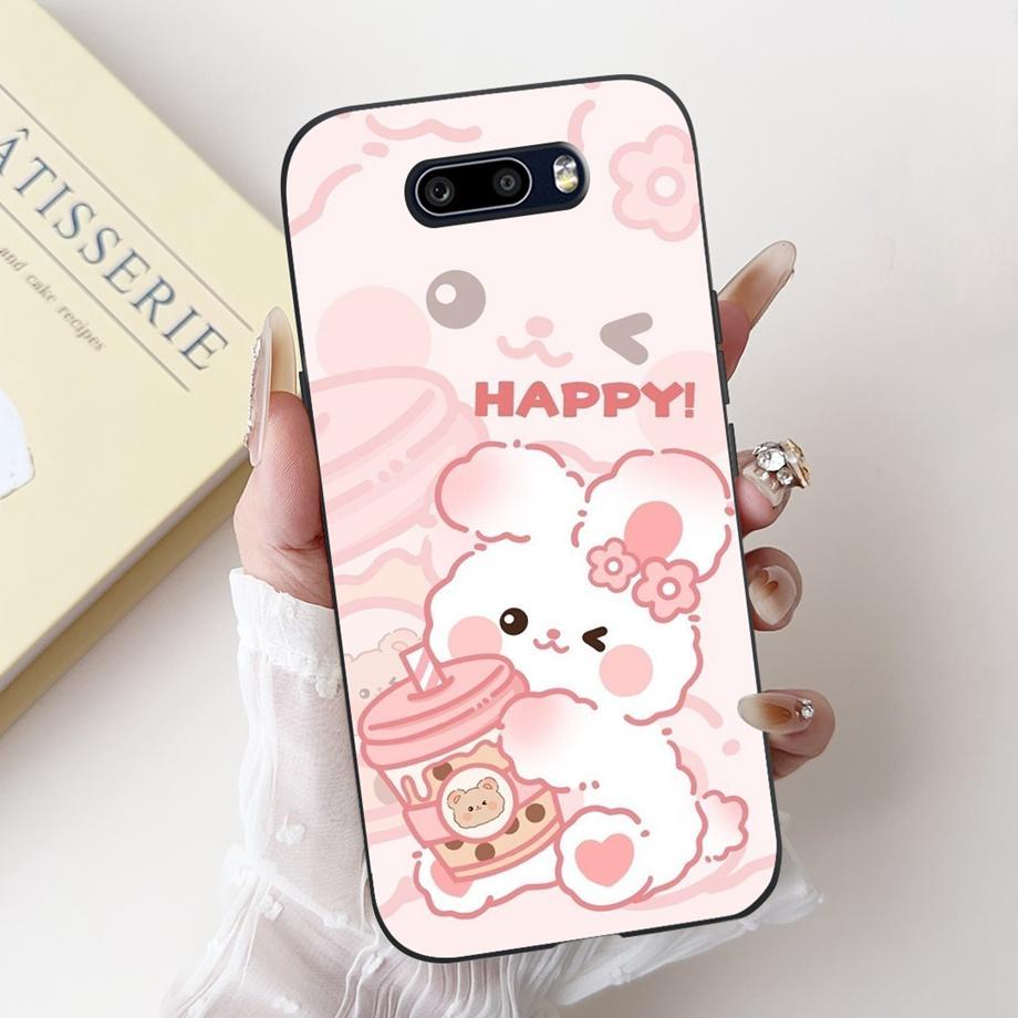 For LG V50s V50 ThinQ Phone Case LG G8X ThinQ V50 Dual Screen Back Cover Soft Silicone Fundas Lovely Panda Rabbit Flower Cartoon
