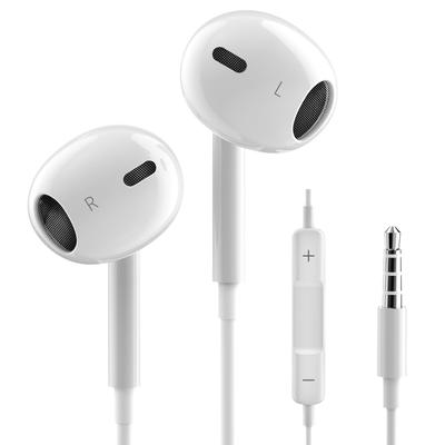 Wired HIFI Sound Volume Deep Noise with High Clear Volume Stereo Headphones Earphones, 3.5mm Jack, Quality, Control, Bass, Cancelling, Mic,