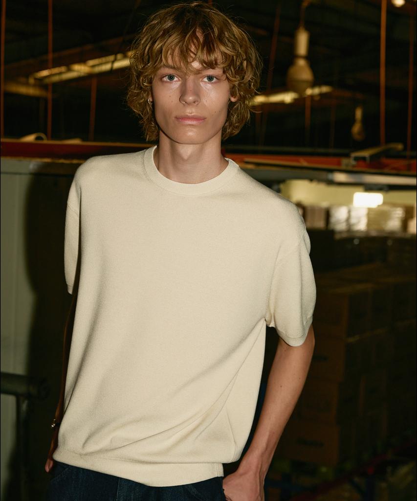 LEDEPT Summer Cool Knit Pullover [Cream]