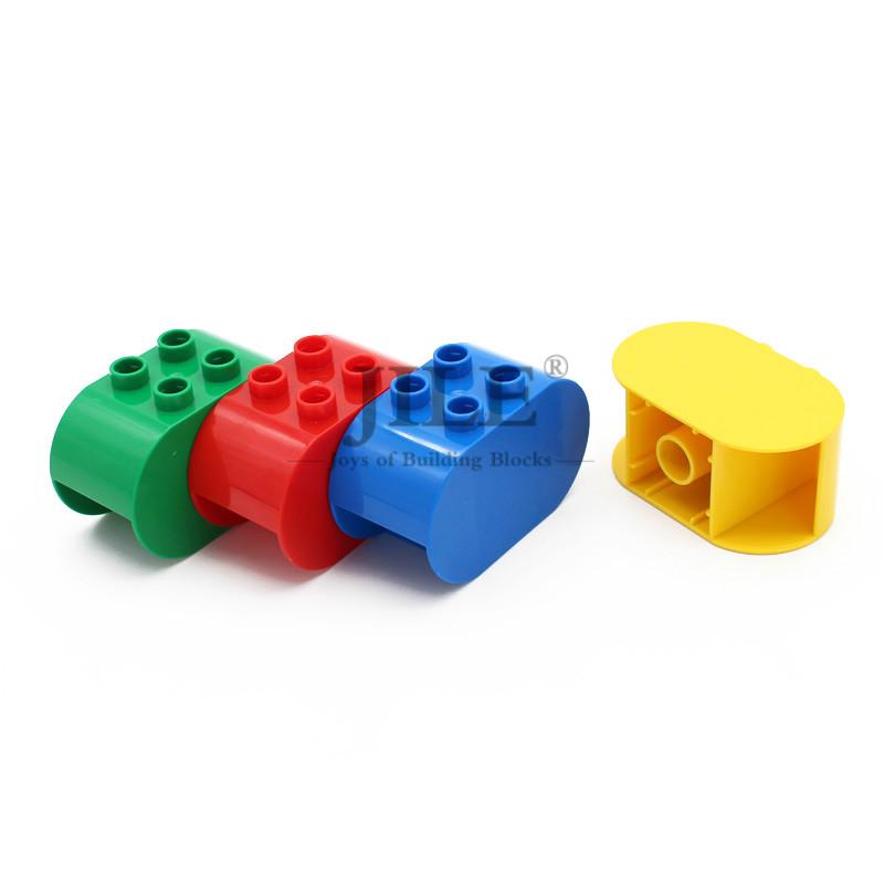 Big Size Building Blocks Brick Colorful Bulk Large Particles Set DIY Educational Compatible with Assembles Kids Toys Gifts
