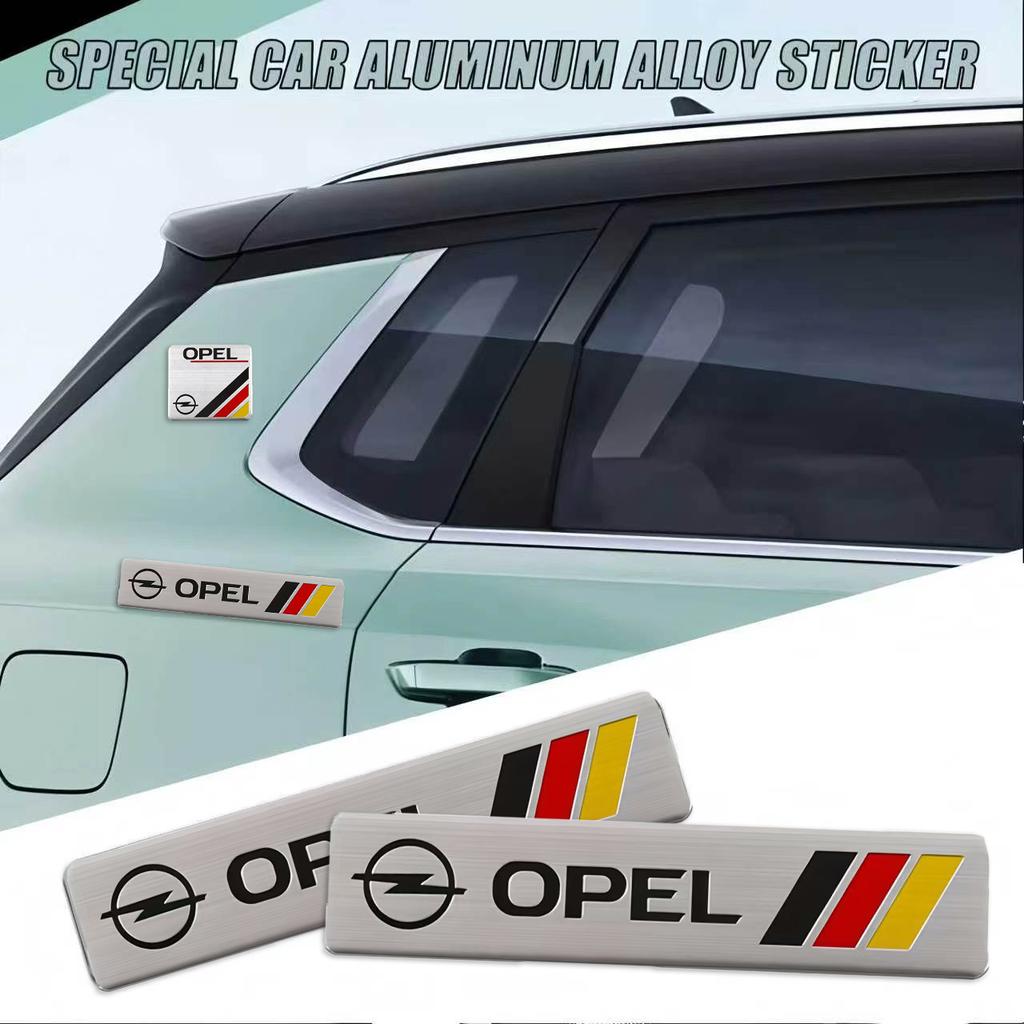 Nuovo Distintivo Emblema Auto in Alluminio 3D Adesivo Posteriore per Bagagliaio per Opel Corsa Astra Insignia Vectra Zafira Meriva Mokka Grandland Vivaro Rj7