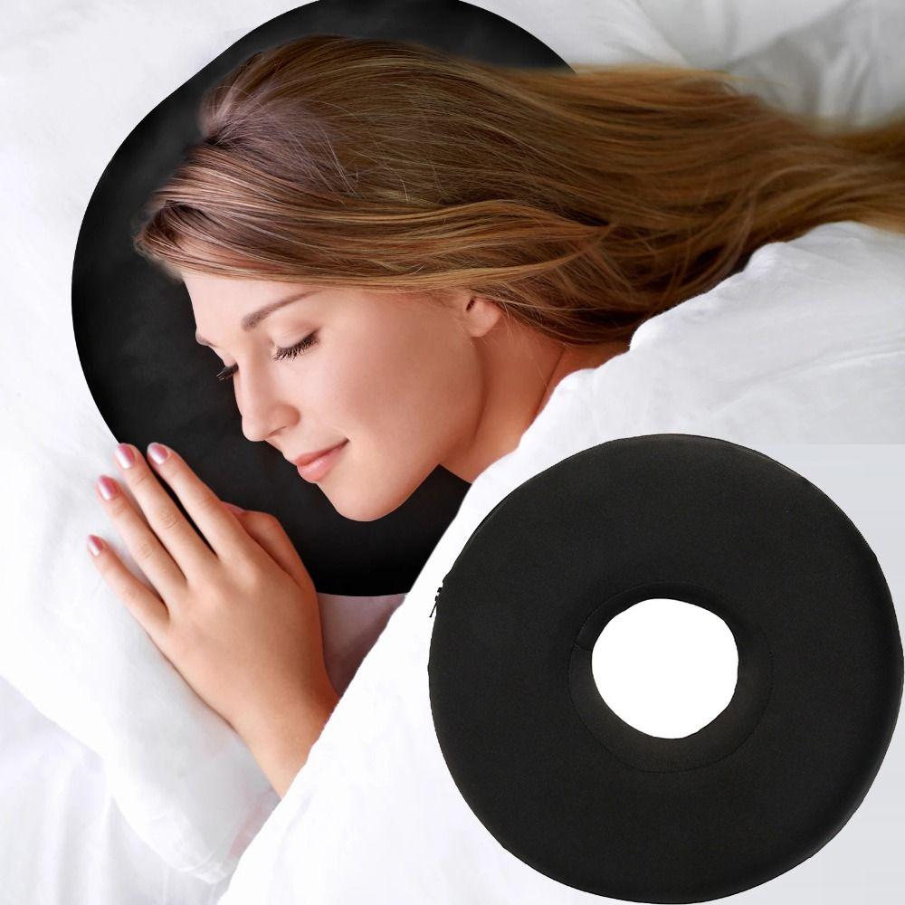 Slow Rebound Ear Guard Pillow Foam Ear Hole Donut Pillow Side Sleeper Pillow  Side Sleepers