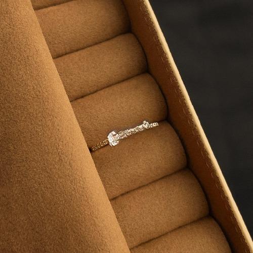 Light Luxury High-end Zircon Index Finger Ring Niche Retro Palace Style Ring Fashion Temperament Medieval Style Ring Female