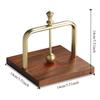 Solid Wood Cafe Napkin Holder Creative Flat Serviette Dispenser Square Base Party Decor Napkin Display Rack Tabletop