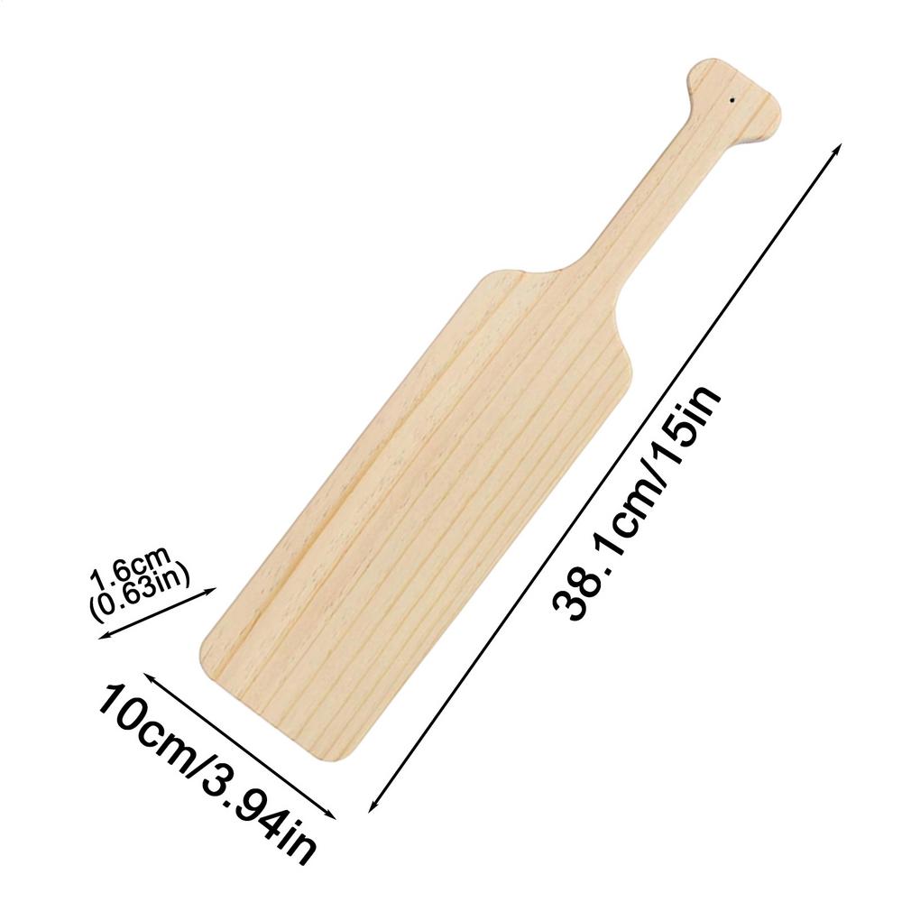 

Wooden Paddle Decorative Fraternity Unfinished Solid Art Wooden Paddle Sorority for DIY Graduation Wedding Decoration Projects