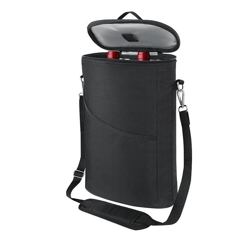 Wine Bottle Bag Soft Cooler Wine Bottle Insulated Bag For Wine Thermal Outdoor Bag For Travel Carrier Tote Wine Glass
