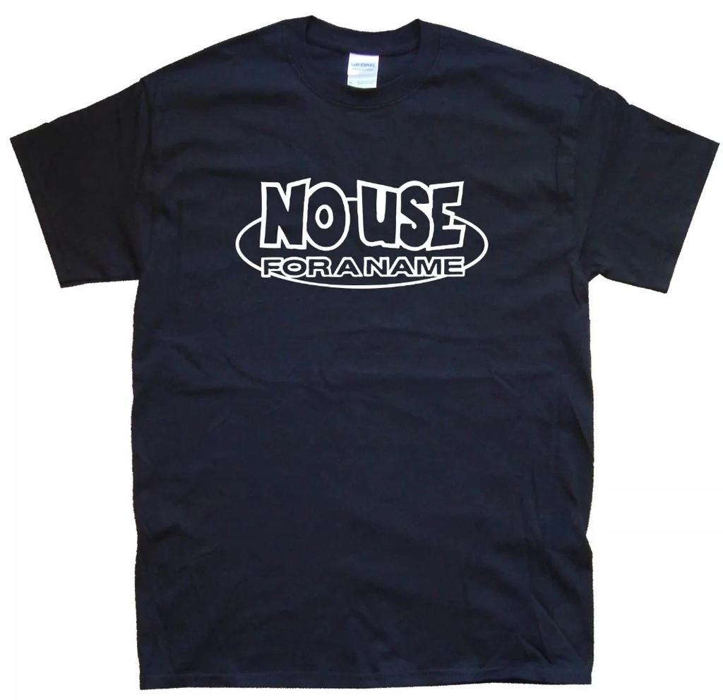 Men's and Women's T-shirts NO USE FOR A NAME New Black T-Shirt Sizes S M L XL XXL Colours Black, White