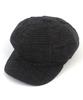 Yunibeosyeolkemiseuteuli Wool Glencheck Charcoal Newsboy Cap
