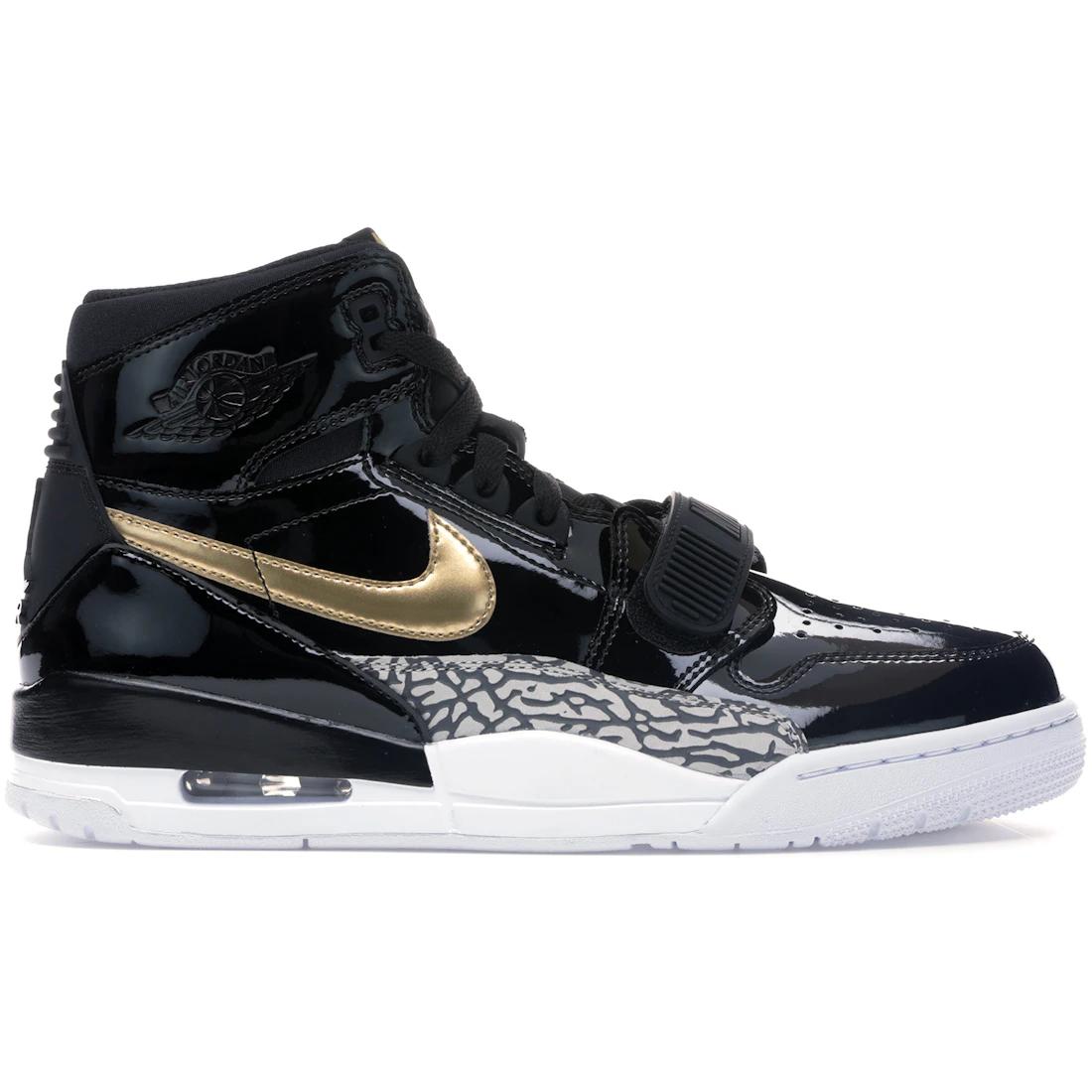 

Sneaker Jordan Legacy 312 Black Gold Patent(AV3922-007) 44.5