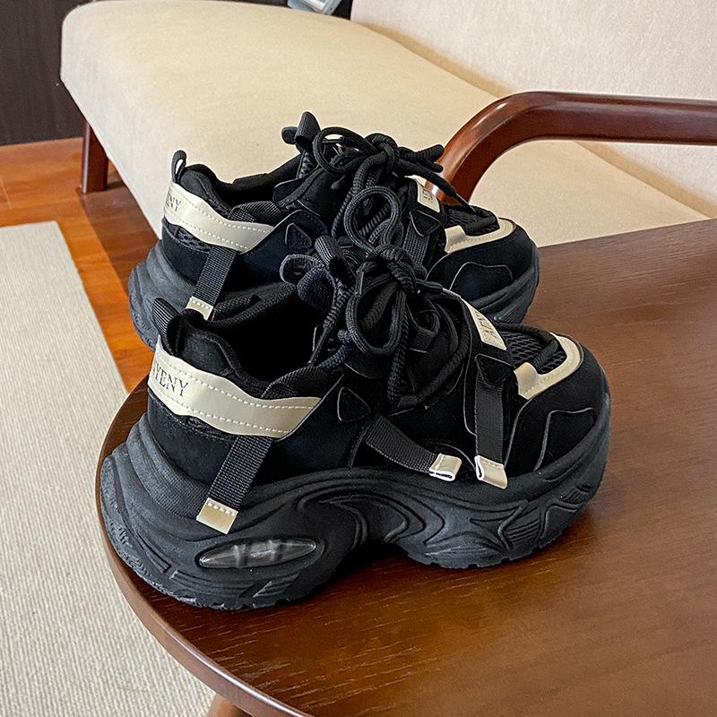 

Женские кроссовки на амортизирующей подошве: Летние дышащие кроссовки на толстой подошве для повседневной носки 40