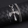 Punk Baroque Cross Necklace – Unisex Hip Hop Pendant Chain