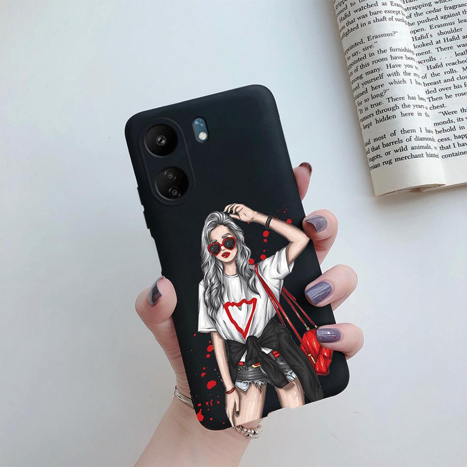 For Xiaomi Redmi 13C Case Super Mom Baby Fashion Girls Cover Soft TPU Fundas For Xiaomi Redmi 13C 13 C Redmi13C Phone Case Coque