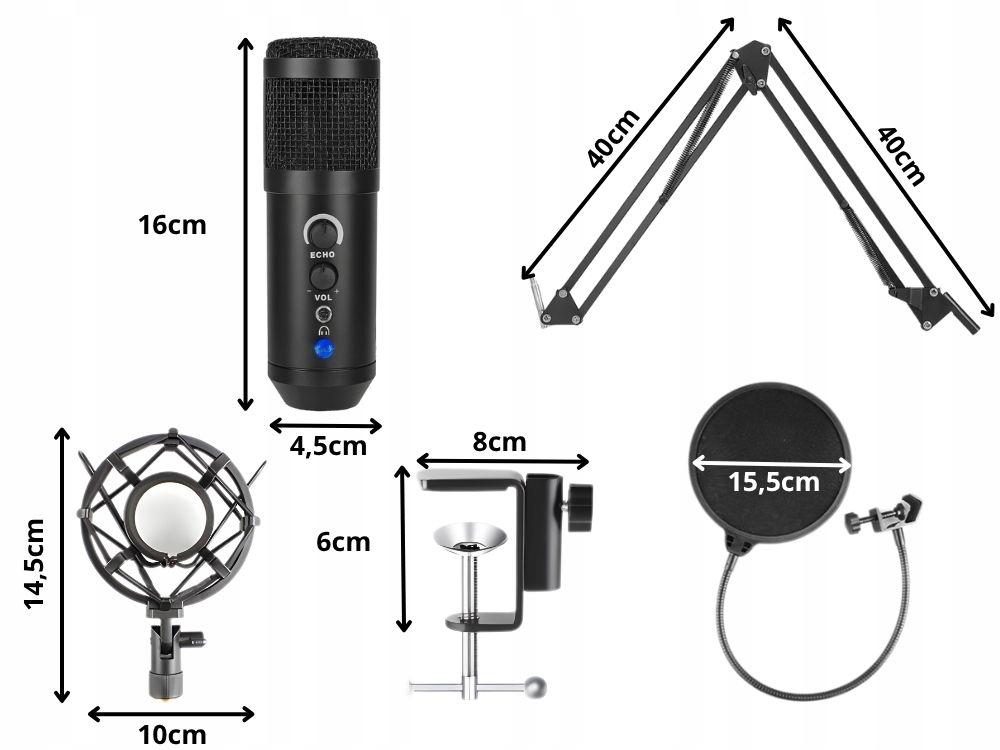 Microphone With Usb Holder Bm800 3.0M (12)