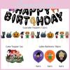 Conjunto de Banner de Halloween Hocus Pocus Colorido Para Decoração de Festa