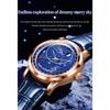 OLEVS New Business and Leisure Watch Automatic Mechanical Starry Sky Second Dial Luminous Men's Watch