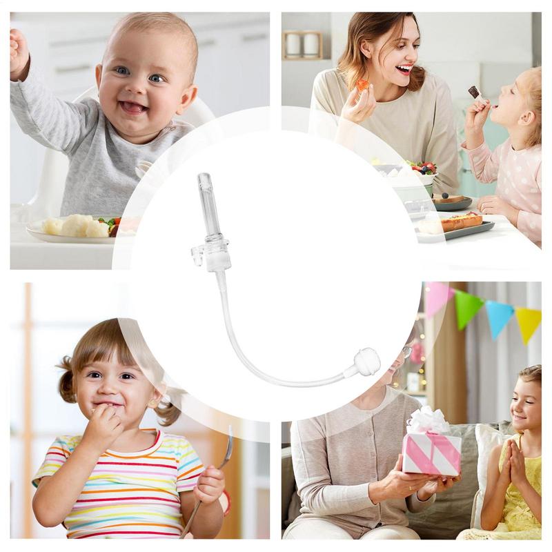 Baby Feeding Accessories Children Water Cup Straw Liquid Silicone Sippy Drink Bottle Replacement  Reusable Leak-Proof