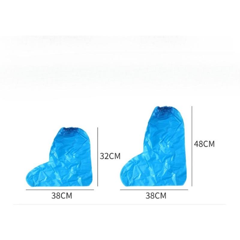 Disposable Rain Shoe Cover Waterproof and Non-slip Plastic Outdoor Thickened Wear-resistant Isolation Foot Cover Rain Proof