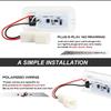 1PC Xenon White LED Trunk Cargo Area Light w/Switch Compatible With For Newer Lexus,Newer For Toyota w/Single LED Room Lamp