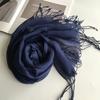 South Korea Dongdaemun Light Linen Scarf, Solid Color Sunscreen Scarf, Source