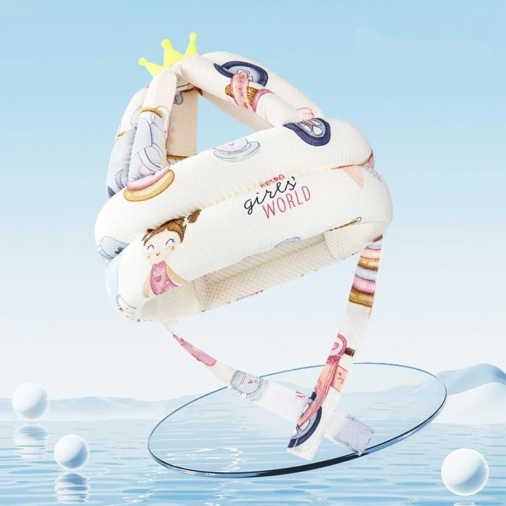 Adjustable Anti-Collision Helmet Soft Head Protector Hat Essential Infant Safety Cap  0-1Y Kid