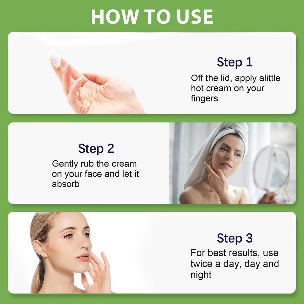 Ginseng Herbal Acne Cream- 24-Hour Long-Lasting Oil Control and Anti-Pimple Protection for Sensitive Skin, 50g