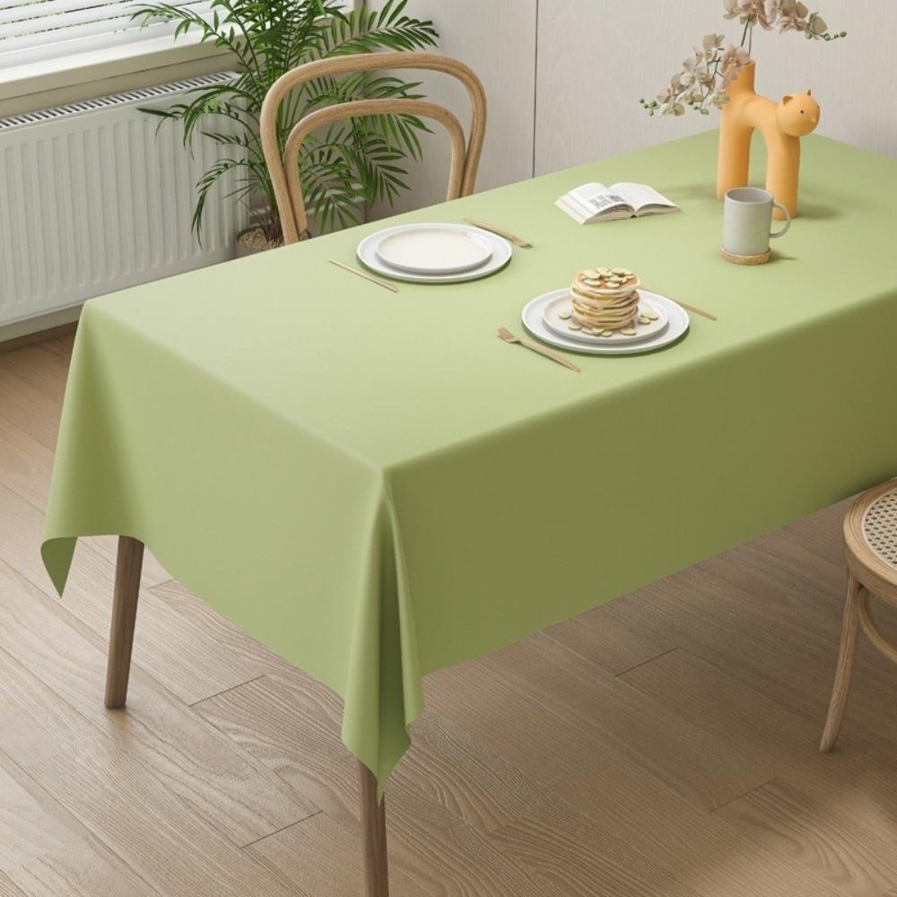 Minimalist Style Leather Tablecloth Waterproof Heat-resistant Coffee Table Cloth Easy To Clean Scratch Resistant Table Mat