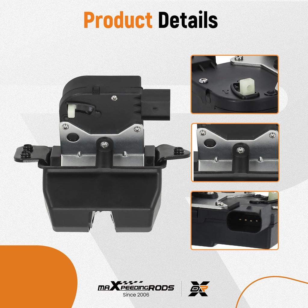 maXpeedingrods Rear Tailgate Trunk Latch Lock Actuator Compatible with Hyundai Santa Fe 2013-2018, Santa Fe Sport 2015-2018, Santa Fe XL 2013-2019 &