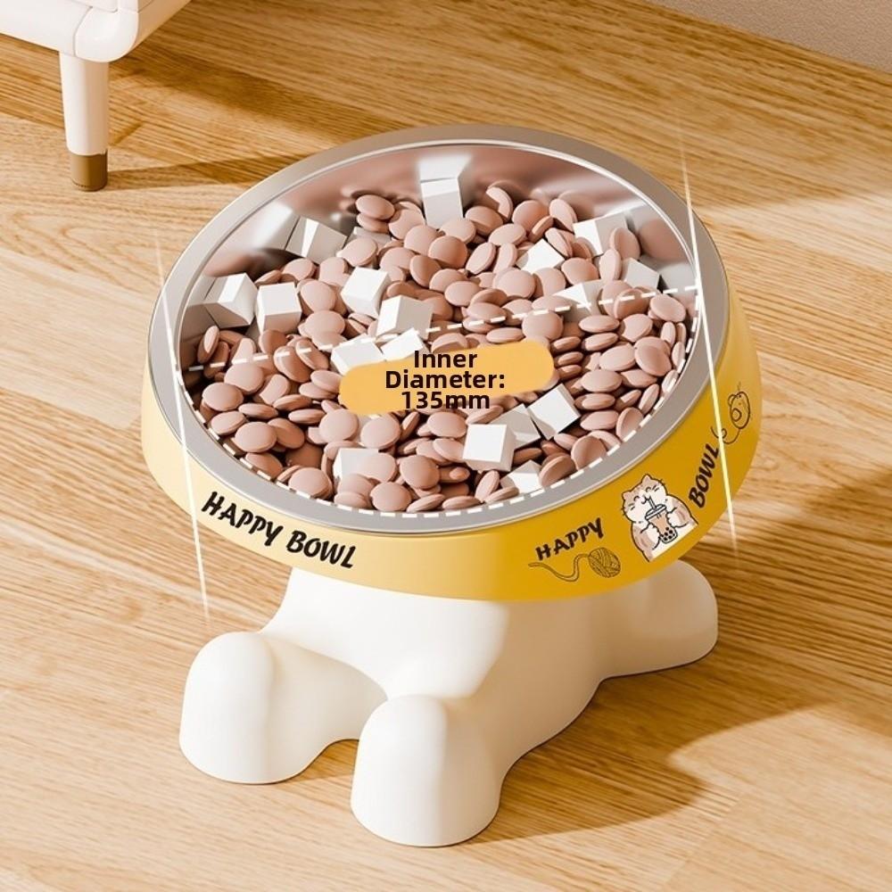 Non-Slip Base Stainless Steel Cat Bowl Detachable Cat Food Water Bowl Home Pet Care