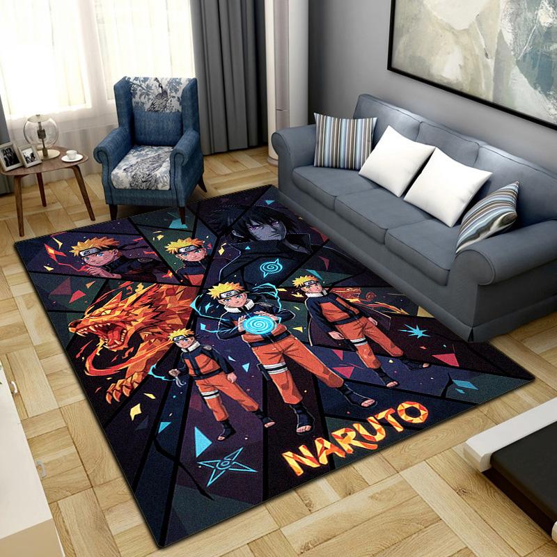 Anime-Naruto Area Carpet for Living Room Bedroom Home Decor Cool Movie Mat Floor Mat -LXR63