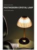 Crystal Retro Bedside Lamp - Luxury Rechargeable Night Light for Master Bedroom