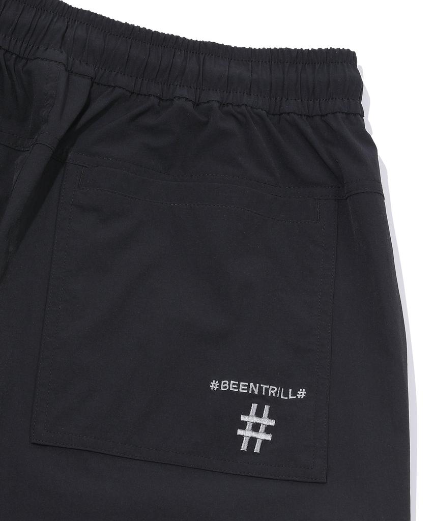 BEENTRILL Stretch Woven Cargo Pants (Black)