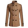 Men's Winter Commuter Coat Slim Mid-length Windbreaker Jacket