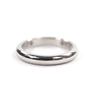 Excellent CHROME HEARTS Ring Wedding Band Silver K18WG Women Used