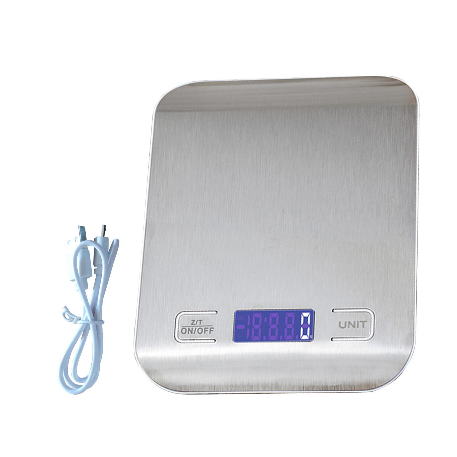 

Пищевые весы, 11 фунтов. Кухонные весы с функцией тары на 6 единиц и ЖК-дисплеем, цифровые весы из нержавеющей стали 0,05 унции/1 г для выпечки, приготовления пищи, диеты One Size