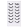 7 Pairs Of Chemical Fiber False Eyelashes Simulation Curled Thick Short Eyelashes