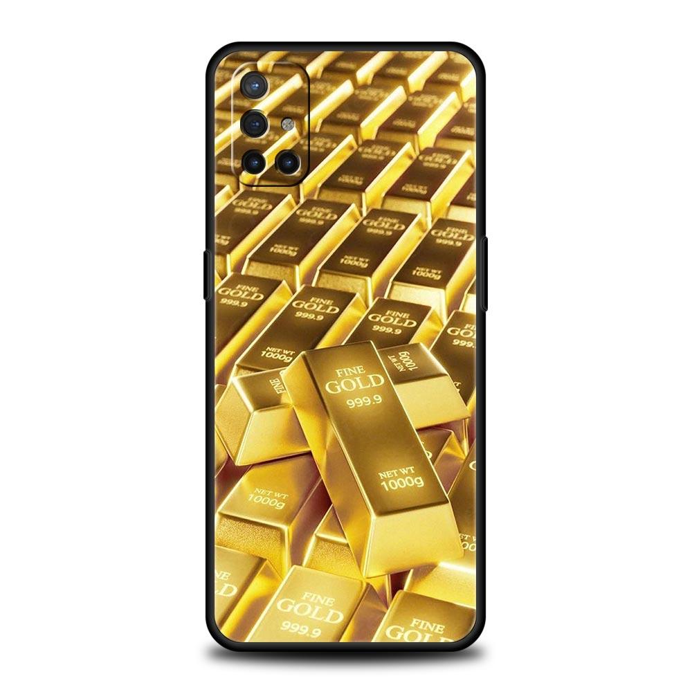 Gold Money Pattern Phone Case For OnePlus 15 13 12 11 10 9 8 13T 10T 7T Pro 13R 12R 9RT 8T Nord 4 N200 2T CE 2 3 5G Lite Cover