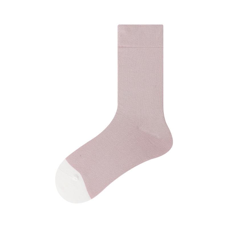 MEIKAN Women s Modal Sweat-Absorbent Breathable Mid-Calf Seamless Socks for Autumn/Winter 35-38 светло-фиолетовый