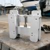 Boat Motor Mount Outboard Transom Lift Bracket Heavy Duty Manual Adjustable