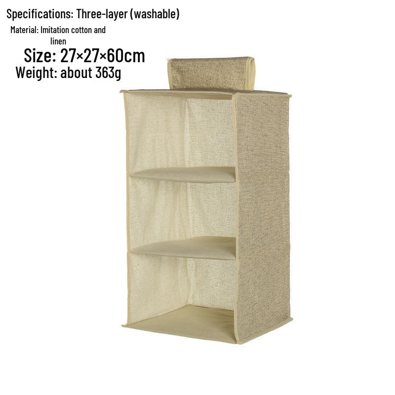 Multi-Layer Hanging Storage Bag for Clothes and Underwear
