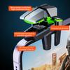 Handy-Spiel-Trigger für PUBG Handy-Gaming-Controller 6-Finger-Trigger Empfindliches Shooting-Gamepad L1 R1 Ziel-Tasten Gaming-Griff