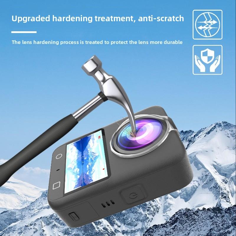 For DJI Osmo 360 PC Lens Protector Cover with UV Anti-reflection Coating Waterproof Lens Cap PC Clear Lens Guards for Osmo360