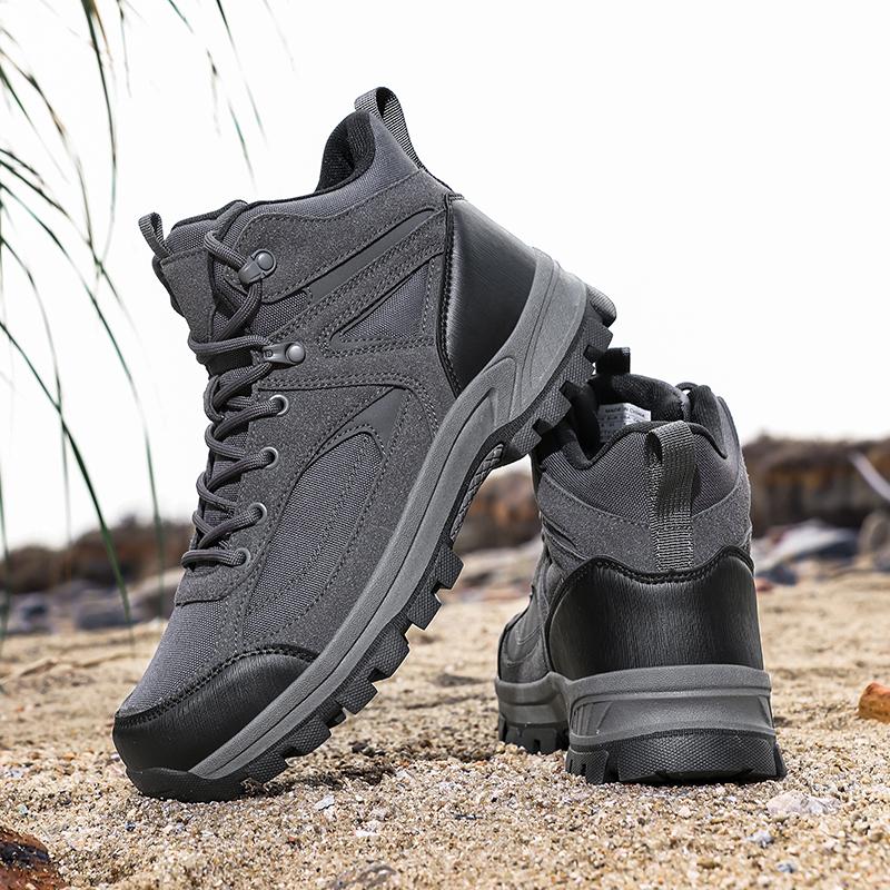 Men's Hiking Shoes Outdoor Adventure Hiking Shoes High-top Hiking Shoes Winter Shoes Wear-resistant Snow Boots