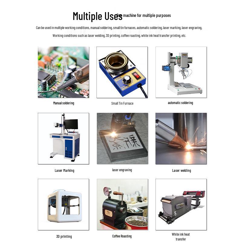 Compact Laser & Soldering Fume Extractor for 3D Printing, Coffee Roasting, and Odor Control