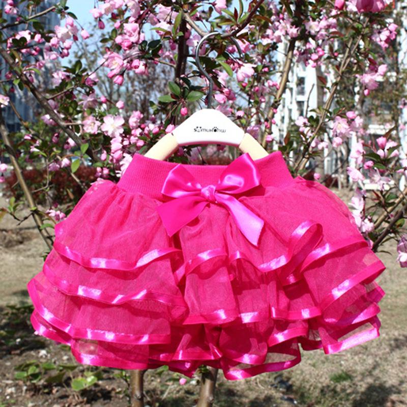 Versatile Girls' Princess Gauze Skirt - Layered Cake Design for All Seasons in Korean Style