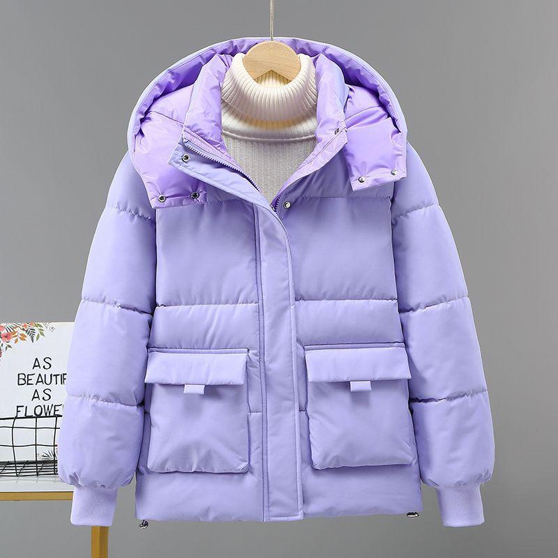 Winter High-end Cotton-padded Jacket, Short Fashion, Small Hooded Cotton-padded Jacket, Thickened To Keep Warm