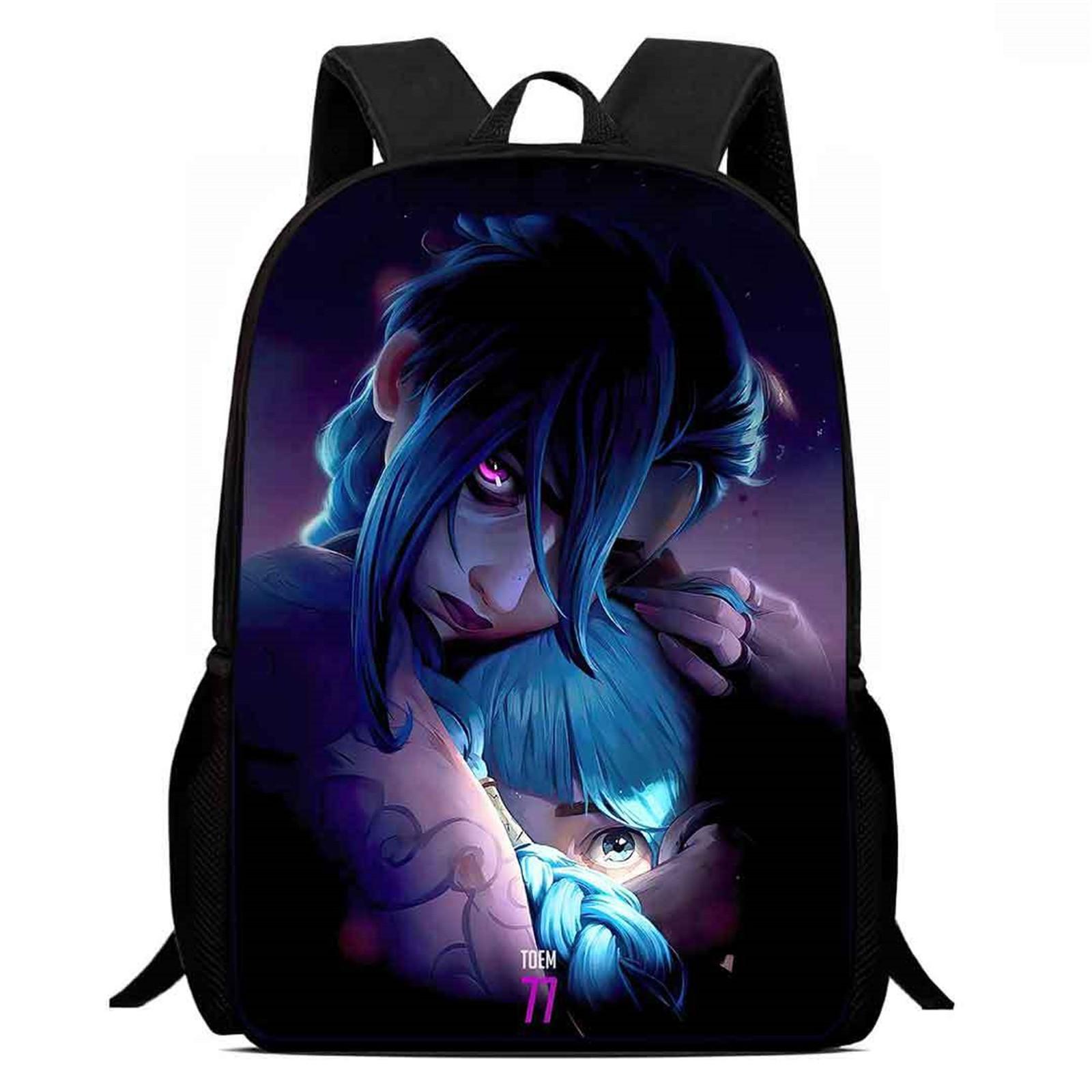 

Крутой принтованный периферийный студенческий рюкзак One Size