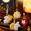 Cartoon Plush Hanging Decoration Versatile Rabbit Keychain Bunny Plush Pendant  Bag Decoration